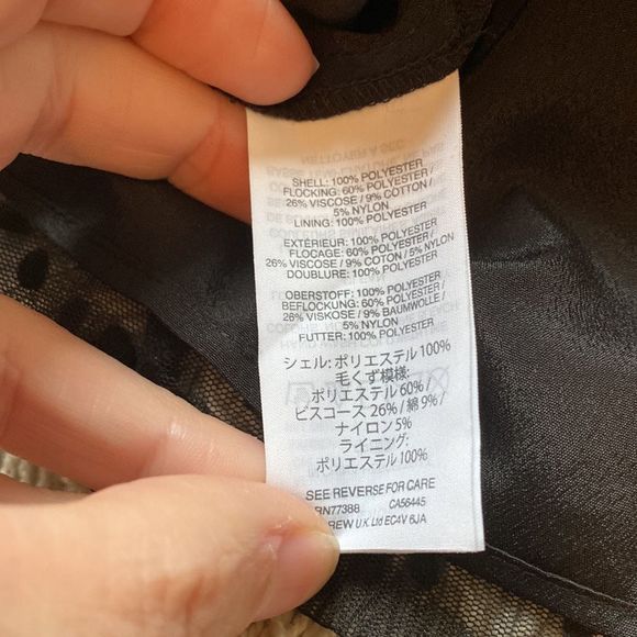 NWT J CREW FIUTTERY LACE CAMI TOP IN BLACK SZ XS - Picture 7 of 9